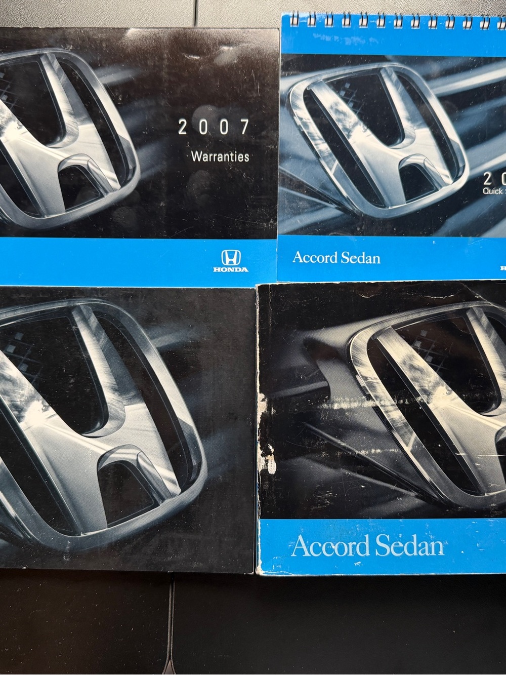Honda Accord Sedan 2007 Owners Manual 4 Booklets Consumer Info Warranty